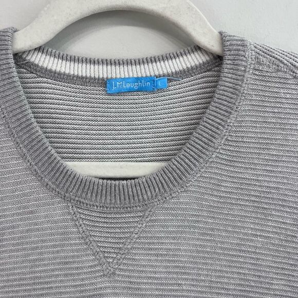 J. McLaughlin Crew Sweater Cotton, Viscose, Nylon, Cashmere Mens Large - Picture 2 of 6